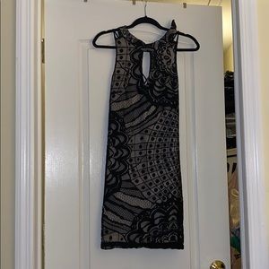 BLACK COCKTAIL DRESS- CHAROLTTE RUSSE